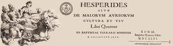  - Hesperides, sive, De malorum aureorum cultura et usu libri quatuor